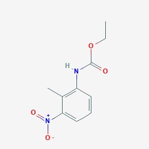 molecular formula C10H12N2O4 B1365515 N-乙氧羰基-3-硝基-邻甲苯胺 CAS No. 381670-28-6