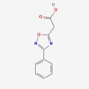molecular formula C10H8N2O3 B1365517 2-(3-苯基-1,2,4-恶二唑-5-基)乙酸 CAS No. 27349-43-5