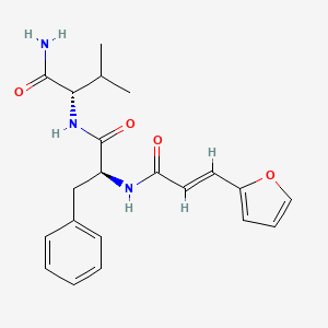 molecular formula C21H25N3O4 B1365523 FA-Phe-val-NH2 CAS No. 93936-27-7