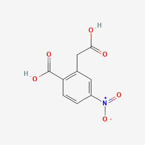 molecular formula C9H7NO6 B1365531 2-(Carboxymethyl)-4-nitrobenzoic acid CAS No. 39585-32-5