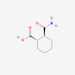 molecular formula C8H13NO3 B1365536 (S,S)-2-Carbamoylcyclohexanecarboxylic acid CAS No. 488703-61-3