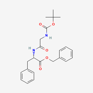 molecular formula C23H28N2O5 B1365546 Boc-gly-phe-obzl CAS No. 5519-03-9