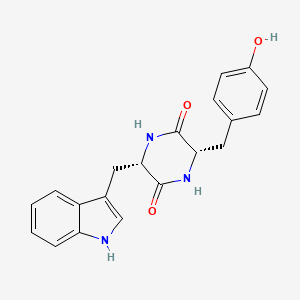 (3s,6s)-3-(4-Hydroxybenzyl)-6-(1h-Indol-3-Ylmethyl)piperazine-2,5-Dione