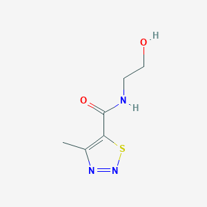 N-(2-hydroxyethyl)-4-methylthiadiazole-5-carboxamide
