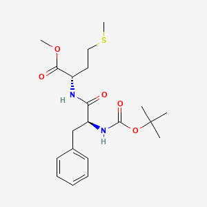 B1365569 tert-Butoxycarbonyl-phenylalanyl-methionine methyl ester CAS No. 40290-63-9