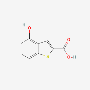 molecular formula C9H6O3S B13655690 4-Hydroxybenzo[b]thiophene-2-carboxylic acid 