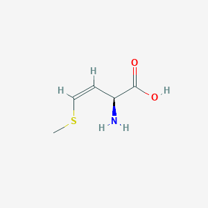 molecular formula C5H9NO2S B136559 2-Amino-4-methylthio-3-butenoic acid CAS No. 143800-82-2