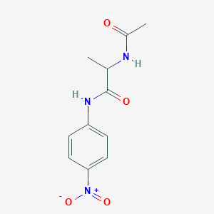 molecular formula C11H13N3O4 B13655910 N-Acetyl-L-alanine 4-nitroanilide 