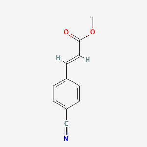 molecular formula C11H9NO2 B1365595 (E)-3-(4-氰基苯基)丙烯酸甲酯 CAS No. 67472-79-1