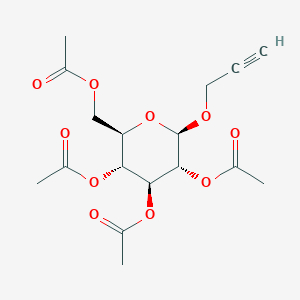 molecular formula C17H22O10 B1365600 2-Propynyl-2,3,4,6-tetra-O-acetyl-b-D-glucopyranoside CAS No. 34272-02-1