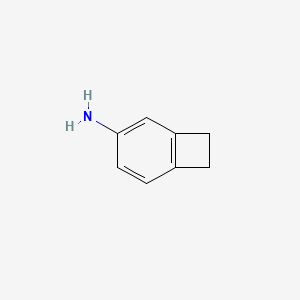 molecular formula C8H9N B1365601 Bicyclo[4.2.0]octa-1,3,5-trien-3-amine CAS No. 55716-66-0