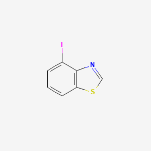 molecular formula C7H4INS B13656063 4-Iodobenzo[d]thiazole 
