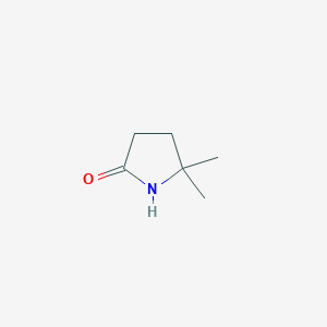 molecular formula C6H11NO B1365610 5,5-Dimethylpyrrolidin-2-one CAS No. 5165-28-6