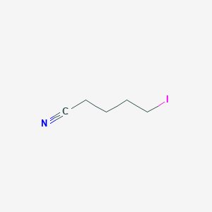 molecular formula C5H8IN B1365612 5-碘戊腈 CAS No. 6727-75-9