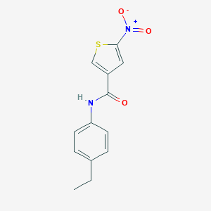 molecular formula C13H12N2O3S B136562 N-(4-Ethylphenyl)-5-nitro-3-thiophenecarboxamide CAS No. 146818-20-4