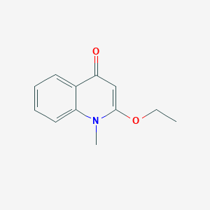 molecular formula C12H13NO2 B136563 2-Ethoxy-1-methylquinolin-4(1H)-one CAS No. 147249-47-6
