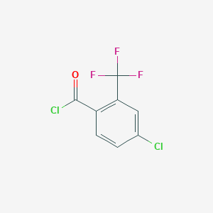 molecular formula C8H3Cl2F3O B1365651 4-Chloro-2-(trifluoromethyl)benzoyl chloride CAS No. 98187-13-4