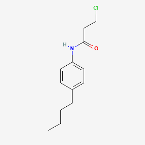 molecular formula C13H18ClNO B1365655 N-(4-butylphenyl)-3-chloropropanamide CAS No. 20331-18-4