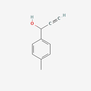 molecular formula C10H10O B1365674 1-(对甲苯基)丙-2-炔-1-醇 CAS No. 7342-07-6