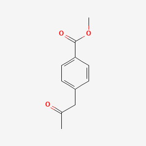 molecular formula C11H12O3 B1365677 Methyl 4-(2-oxopropyl)benzoate CAS No. 22744-50-9