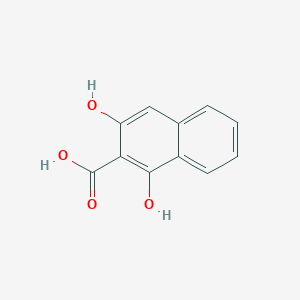 molecular formula C11H8O4 B1365678 1,3-二羟基-2-萘甲酸 CAS No. 3147-58-8