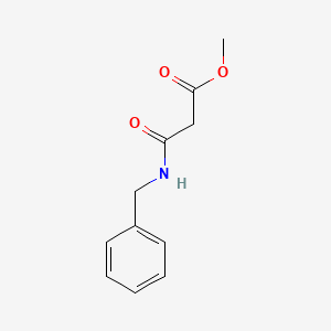 molecular formula C11H13NO3 B1365680 Methyl 3-(benzylamino)-3-oxopropanoate CAS No. 66825-16-9