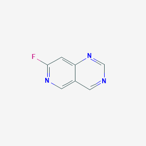 molecular formula C7H4FN3 B13656803 7-Fluoropyrido[4,3-d]pyrimidine 
