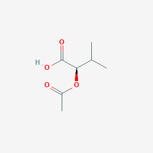 molecular formula C7H12O4 B1365683 (R)-2-乙酰氧基-3-甲基丁酸 CAS No. 44976-78-5