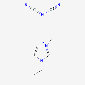 molecular formula C8H11N5 B1365684 1-乙基-3-甲基咪唑二氰胺 CAS No. 370865-89-7