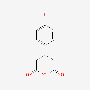 molecular formula C11H9FO3 B1365689 2H-Pyran-2,6(3H)-dione, 4-(4-fluorophenyl)dihydro- 