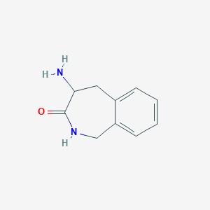 molecular formula C10H12N2O B136569 4-Amino-1,2,4,5-tetrahydro-2-benzazepin-3-one CAS No. 148842-85-7