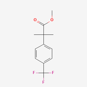 molecular formula C12H13F3O2 B1365693 Methyl 2-methyl-2-[4-(trifluoromethyl)phenyl]propanoate CAS No. 476429-18-2