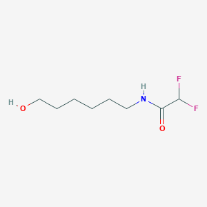 molecular formula C8H15F2NO2 B13656941 2,2-Difluoro-N-(6-hydroxyhexyl)acetamide 