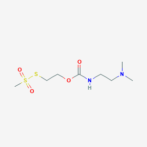 molecular formula C8H19ClN2O4S2 B013657 O-2-(Methanethiosulfonate)ethyl-N-(N,N-dimethylaminoethyl)carbamate, Hydrochloride CAS No. 187592-54-7
