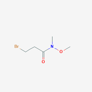 molecular formula C5H10BrNO2 B1365708 3-bromo-N-methoxy-N-methyl-propionamide CAS No. 128562-58-3