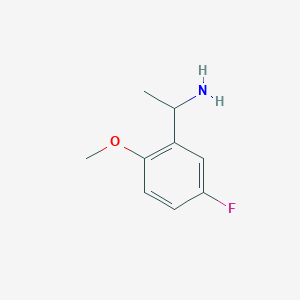 1-(5-Fluoro-2-methoxyphenyl)ethan-1-amine