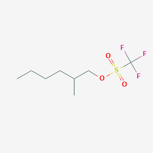 molecular formula C8H15F3O3S B13657267 2-Methylhexyl trifluoromethanesulfonate 