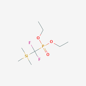 molecular formula C8H19F2O3PSi B1365728 Diethyl [difluoro(trimethylsilyl)methyl]phosphonate CAS No. 80077-72-1