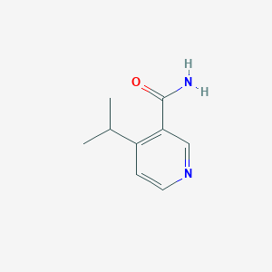molecular formula C9H12N2O B13657382 4-Isopropylnicotinamide 