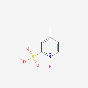 1-Fluoro-4-methylpyridin-1-ium-2-sulfonate