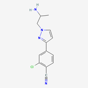 molecular formula C13H13ClN4 B13657624 Trx6U8RR6D CAS No. 2815520-96-6