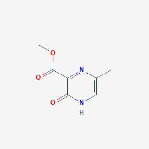 molecular formula C7H8N2O3 B13657652 Methyl 3-hydroxy-6-methylpyrazine-2-carboxylate 