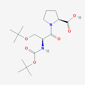 molecular formula C17H30N2O6 B136577 Boc-Ser(tBu)-Pro-OH CAS No. 141106-60-7