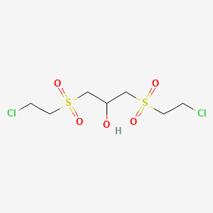 1,3-Bis((2-chloroethyl)sulfonyl)propan-2-ol