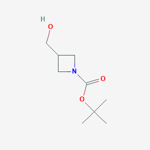 molecular formula C9H17NO3 B136578 Tert-butyl 3-(hydroxymethyl)azetidine-1-carboxylate CAS No. 142253-56-3
