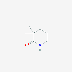 molecular formula C7H13NO B1365780 3,3-Dimethylpiperidin-2-one CAS No. 23789-83-5