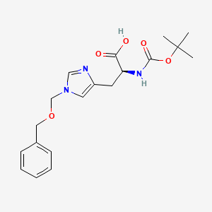 (S)-3-(1-((Benzyloxy)methyl)-1H-imidazol-4-yl)-2-((tert-butoxycarbonyl)amino)propanoic acid