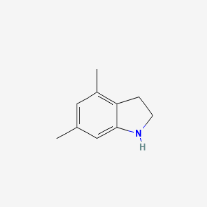molecular formula C10H13N B1365786 4,6-Dimethylindoline CAS No. 288458-50-4