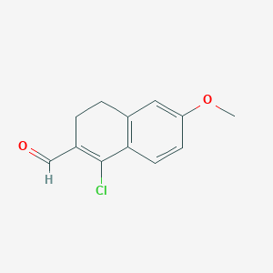 1-Chloro-6-methoxy-3,4-dihydronaphthalene-2-carbaldehyde