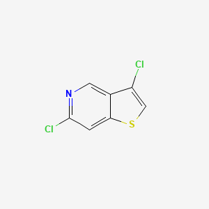 molecular formula C7H3Cl2NS B13657955 3,6-Dichlorothieno[3,2-c]pyridine 